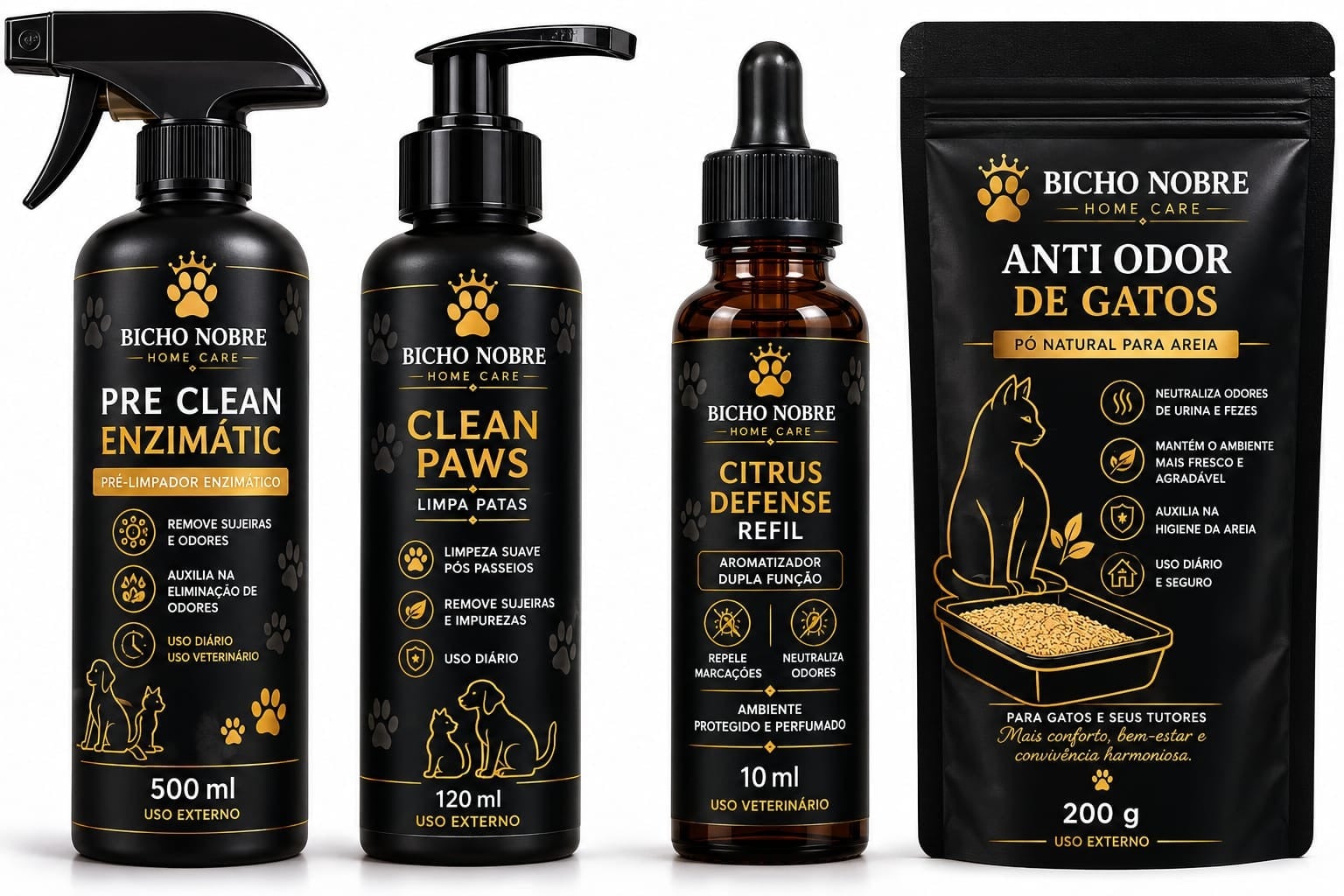 Pré Clean Enzimático — Eliminador enzimático e bloqueador de demarcação